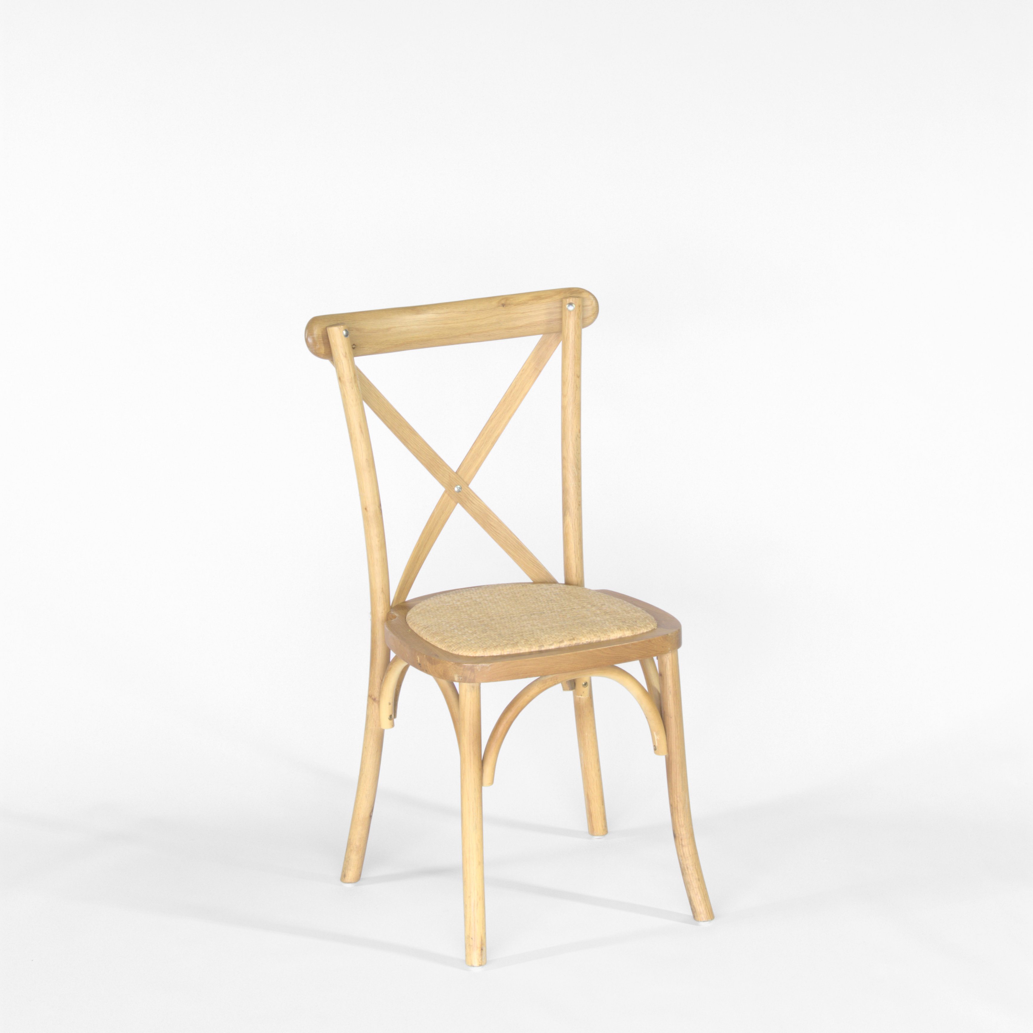 Cross back chair