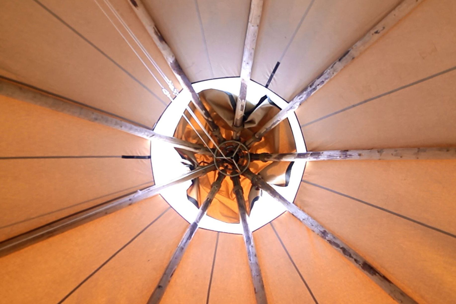 Roof of an Event Tipi