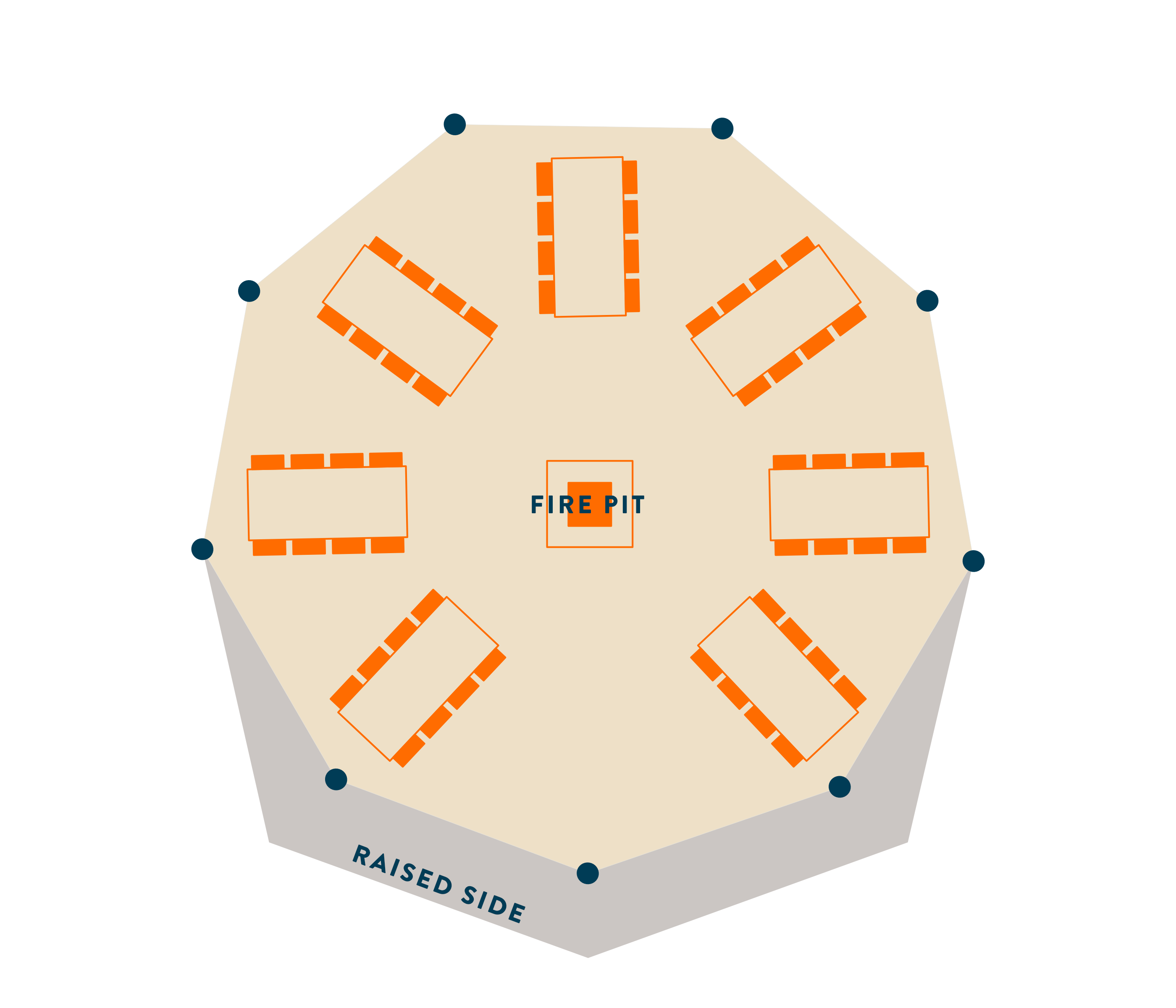 Tipi for hire for 70 guests