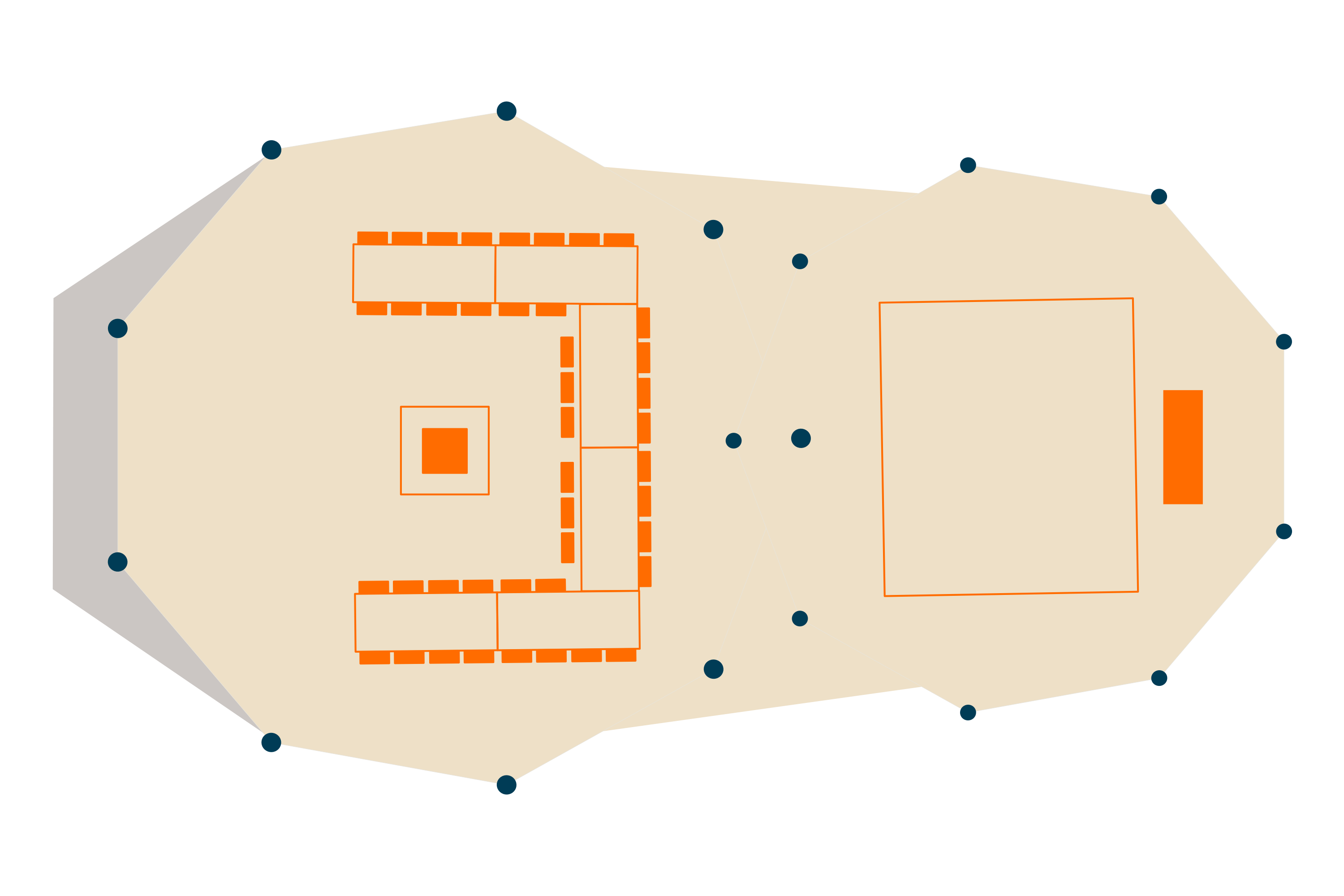 Small wedding tipi for 50 guests