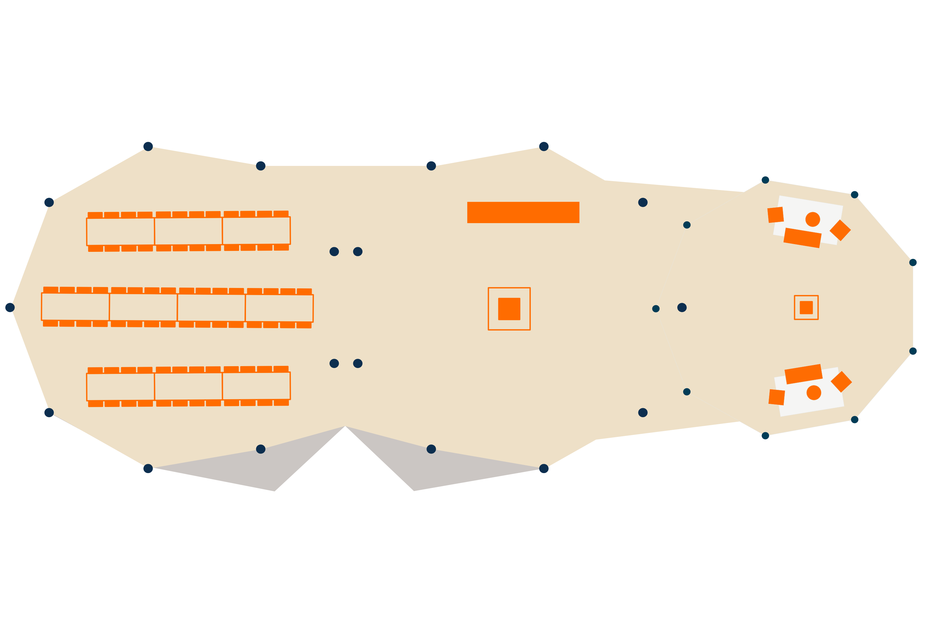 Wedding tipis for 80 guests with firepit