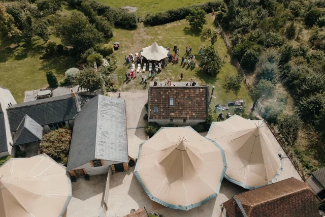 Backyard weddings! ⛺️✨

Not every setup is straightforward, but if we think it can work, we’ll make it work. For Charlotte & Andrew’s wedding, we carefully squeezed three tipis into a tight gravel yard: two for dining, one for the stage. With a keen eye for creativity and a flexible approach, we shape each space to fit the celebration.

A fantastic day with amazing food from @horrellandhorrell and live music from @theshadowmonkeys .

No two sites are the same, but that’s what makes it exciting. Got a tricky space in mind? Let’s see what’s possible!

📷 @ben.goode 

#buffaloevents #buffalotipi #weddings #parties #somersetwedding #somerset #tipis #teepees #featured